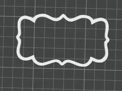 Fancy Banner Cookie Cutter