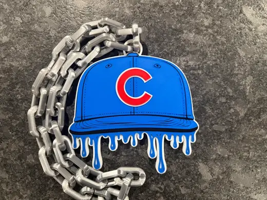 Chicago Cubs Drip Baseball Cap Hype Chain