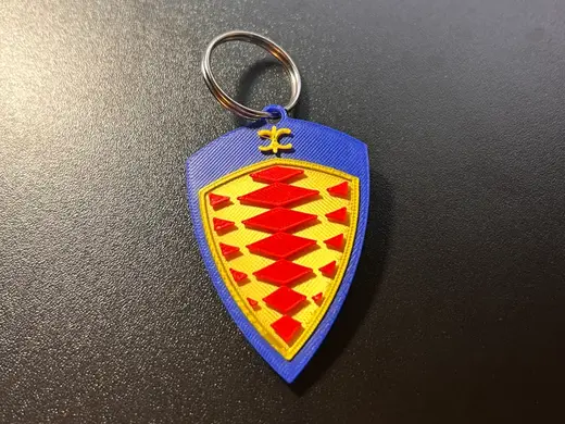 koenigsegg logo keychain