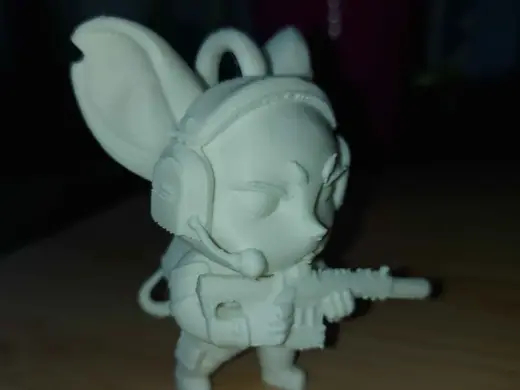 Rat keychain from Arena Breakout