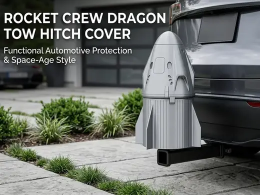 Crew Dragon Spacecraft Tow Hitch Cover