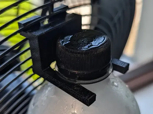 Frozen Bottle Fan Cooler Clip - Hook Mount