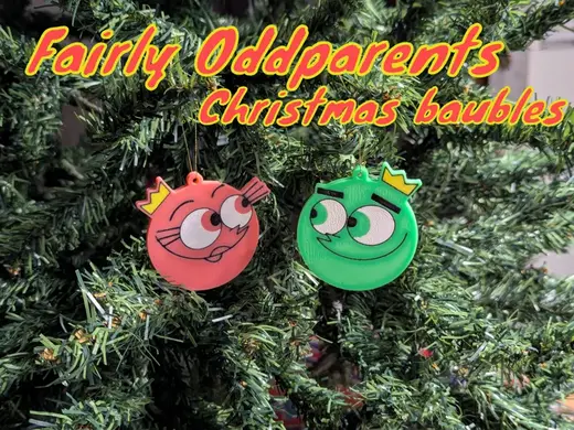 Fairly Oddparents - Christmas Baubles