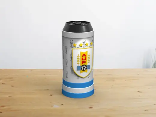 Porta Latas de 473ml de Uruguay