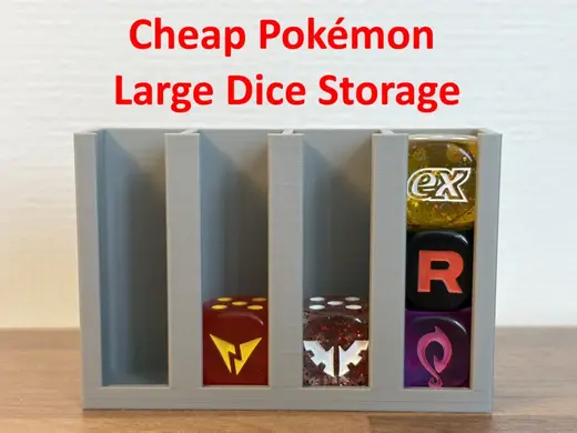 Cheap Pokémon tcg Large dice storage