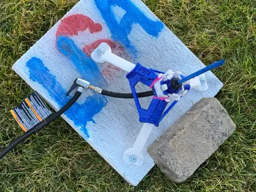 Leg with mounting hole for Water Rocket Launcher