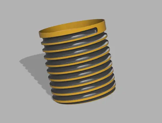 Screw design Vase X1 Purge Vase poop shoot