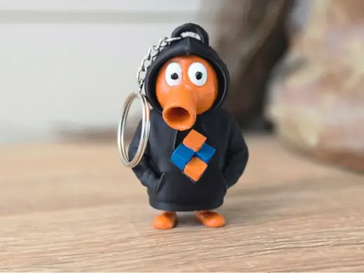 Urban Q*bert – 3D Printable Keychain & Mini Figure