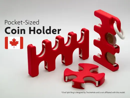 Pocket-Sized Canadian Coin Holder