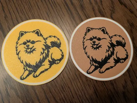 Pomeranian Dog Coaster
