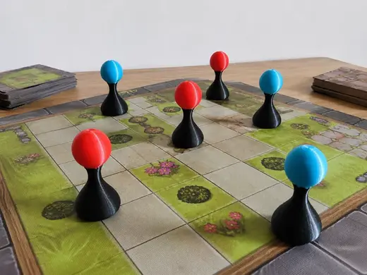 Ergonomic Board Game Pawn – Easy Grip Design