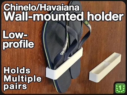 Wall Flip Flop Holder (Havaianas & Universal)