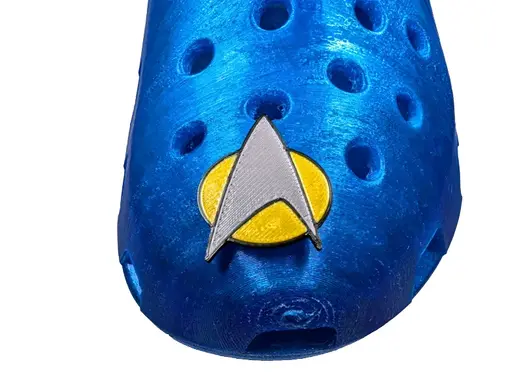 Star Trek Combadge Croc Shoe Charm (Jibbtz)