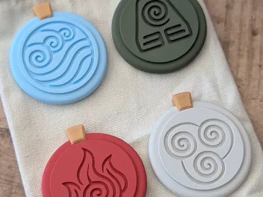 Avatar (ATLA) - Elemental Necklace Collection