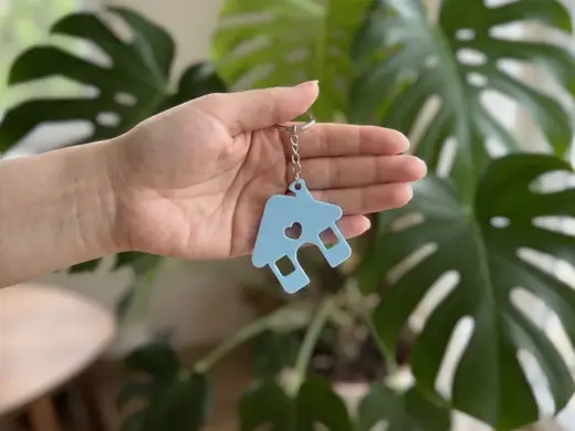 House - Home - Keychain