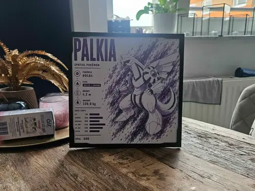 Pokemon - Palkia Infographic Hueforge