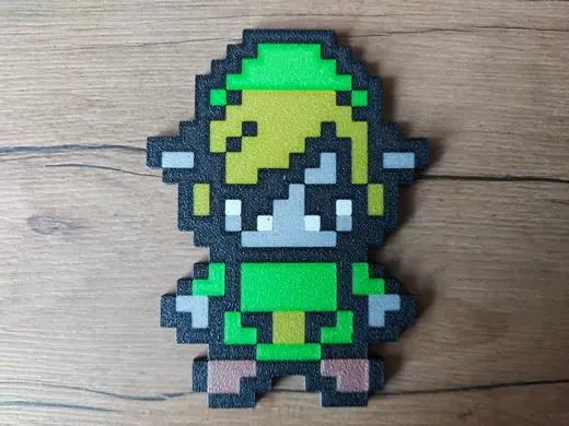 Pixel Link Zelda Multicolour (Magnet)