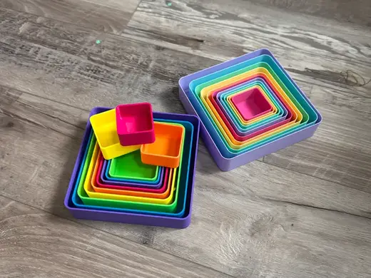 Nesting Small Parts Trays- (Thin FAST Print!)