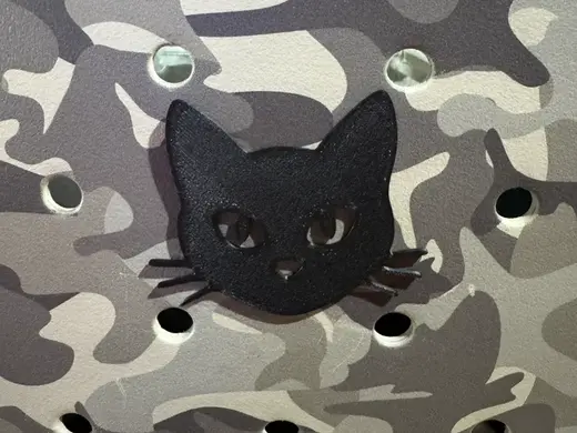 Spooky Black Cat Bogg Bag Charm