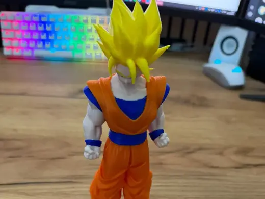 Goku super sayan di secondo livello ss2 ams