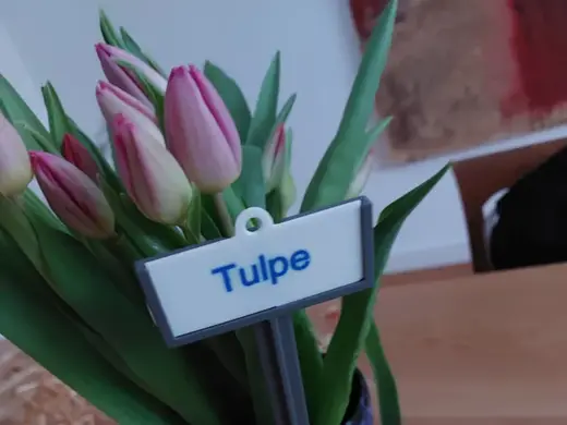 individualisierbare Pflanzenschilder