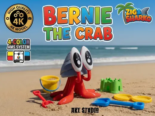 Bernie The Crab 4 Colors AMS
