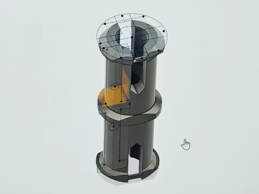 Starker Pin Aus TPU Klem Baustein PIN