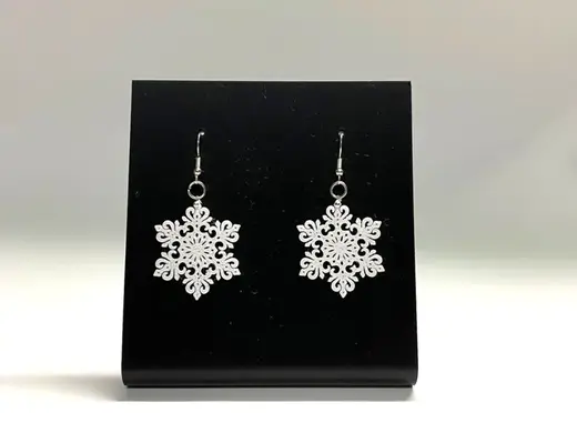Filigree Earrings "Snowflake"