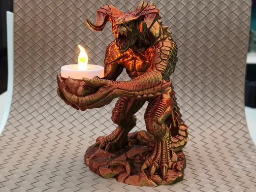 Deathclaw - LED Tea light Holder