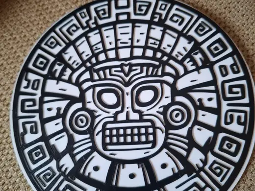 Maya Mask, aztek sign
