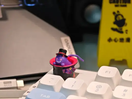 【原神】林尼怪笑帽帽猫 键帽