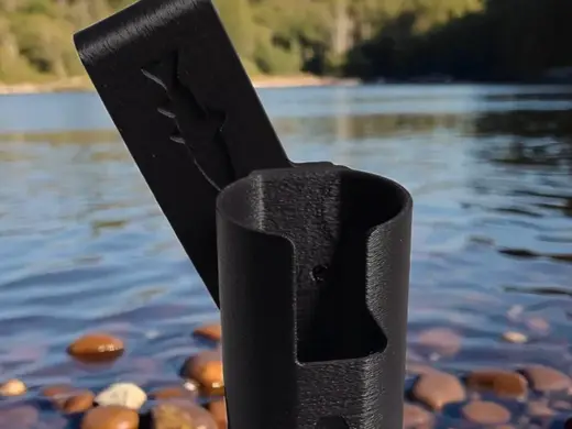 Rod Holder V3 with Optimized Printing for Strength