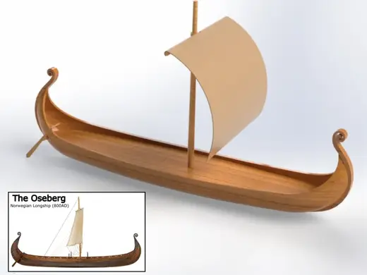 The Oseberg - Norwegian Longship
