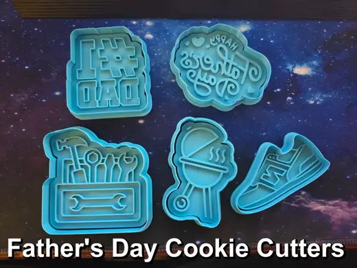 Father’s Day Cookie Cutter Set – 5 Designs