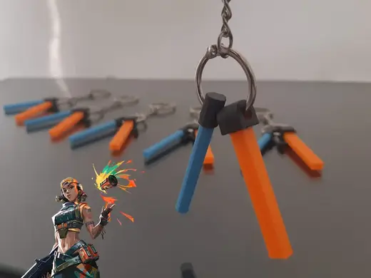 Raze Gunbuddy Keychain