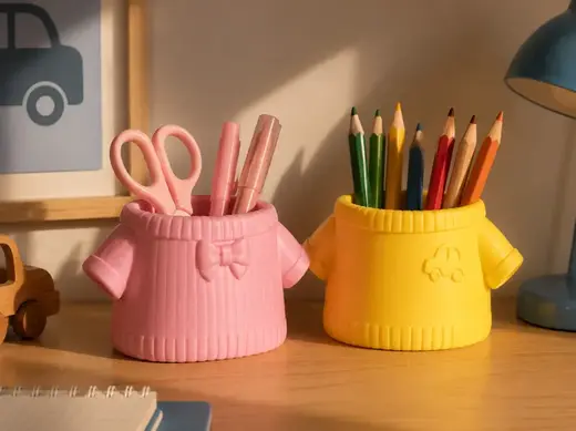 Cute Sweater Pencil Holder Set