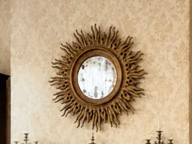 Miniature Sunburst Mirror Frame
