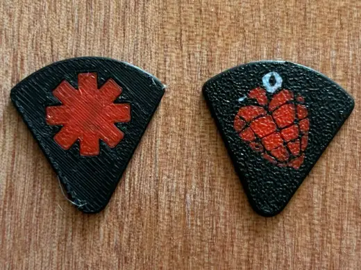 Green Day/Red Hot Chili Peppers Guitar Pick