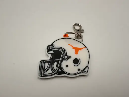 Texas Longhorns Helmet Keychain