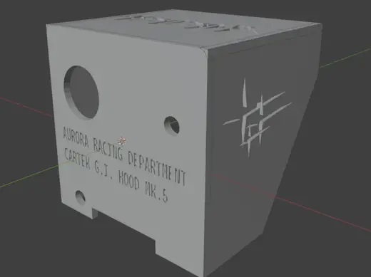 Cover/Sunshield Cartek Gearindicator Aurora-Racing