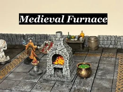Medieval Blacksmith Furnace
