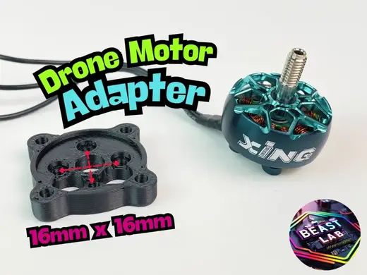 16x16mm Brushless Motor Mount For Drone - Air Boat