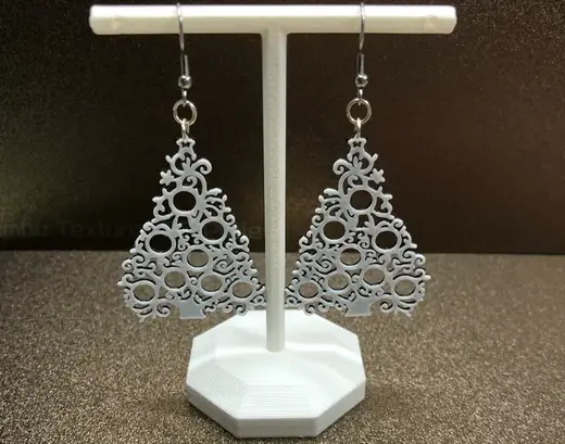 Christmas tree earrings no AMS