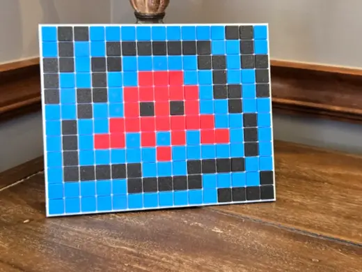 Street Art Space Invader Tile Mosaic Replica - 5