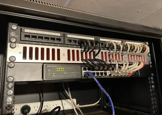 1U Cable Management Panel for 19" Racks