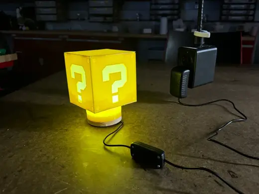 Assembled Mario cube(multiple colors with no poop)