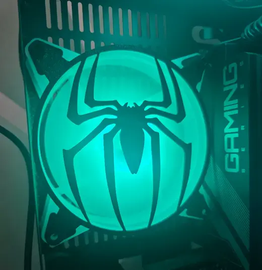 SpiderMan Fan Cover 120mm