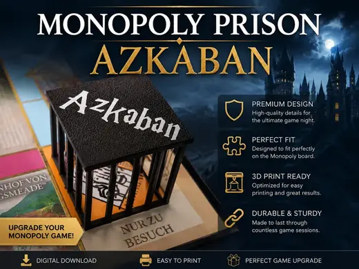 Harry Potter Monopoly Jail / Prison "Azkaban"