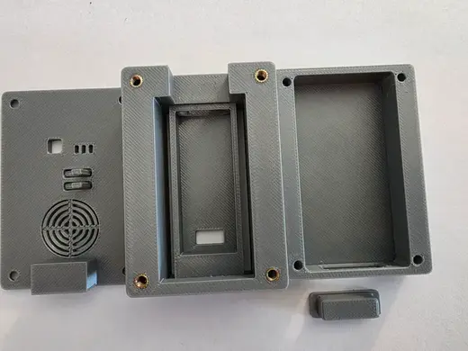 ESP32 N16R8Box with PassiveCooling&Cablemanagement