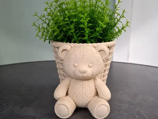 Cute Teddy Bear Planter